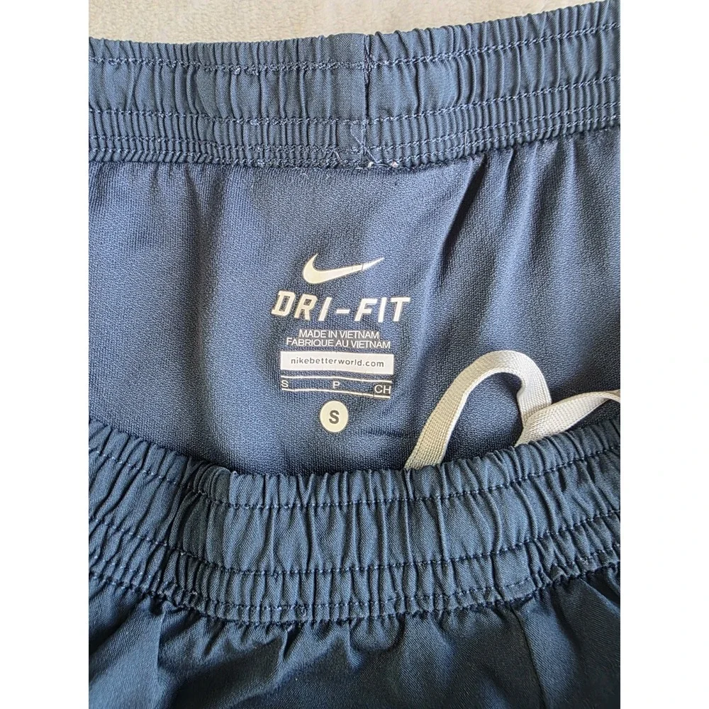 Nike Dri-FIT Women's Small Gray Blue Running Shorts Athletic Activewear